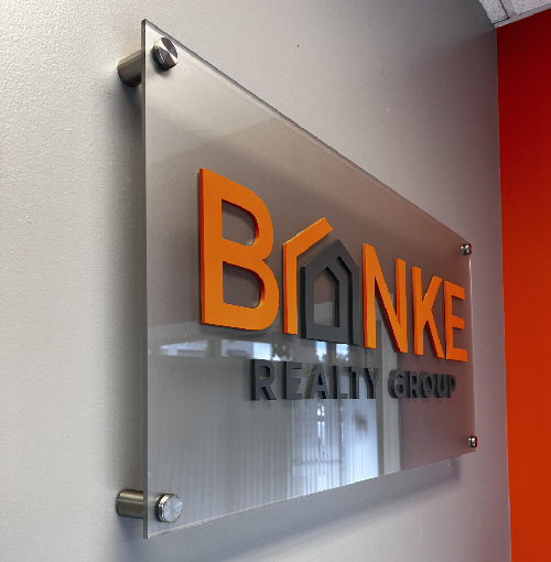 2D Acrylic Office Signage - Graphic Jet
