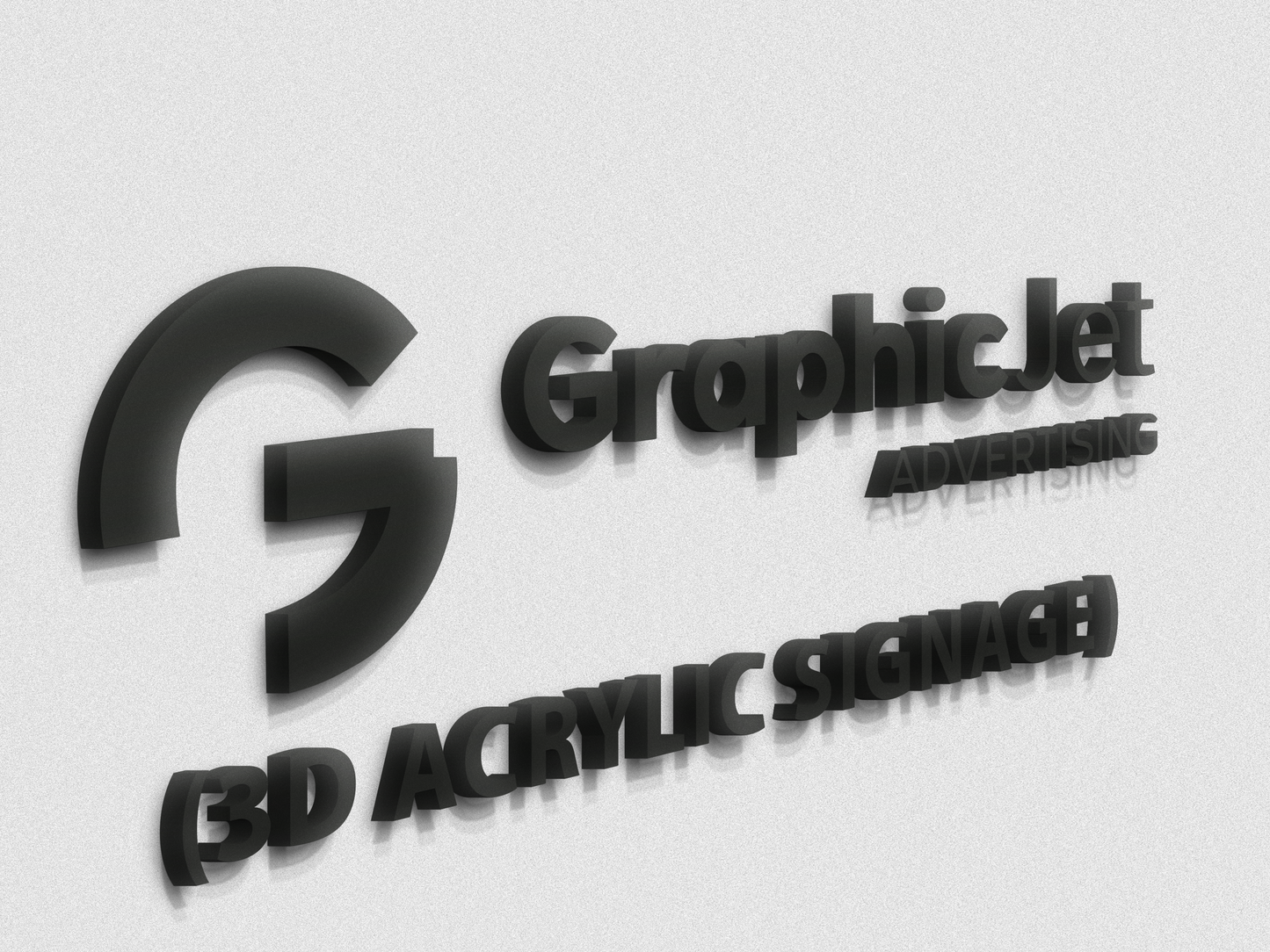 3D Acrylic Signage - Graphic Jet