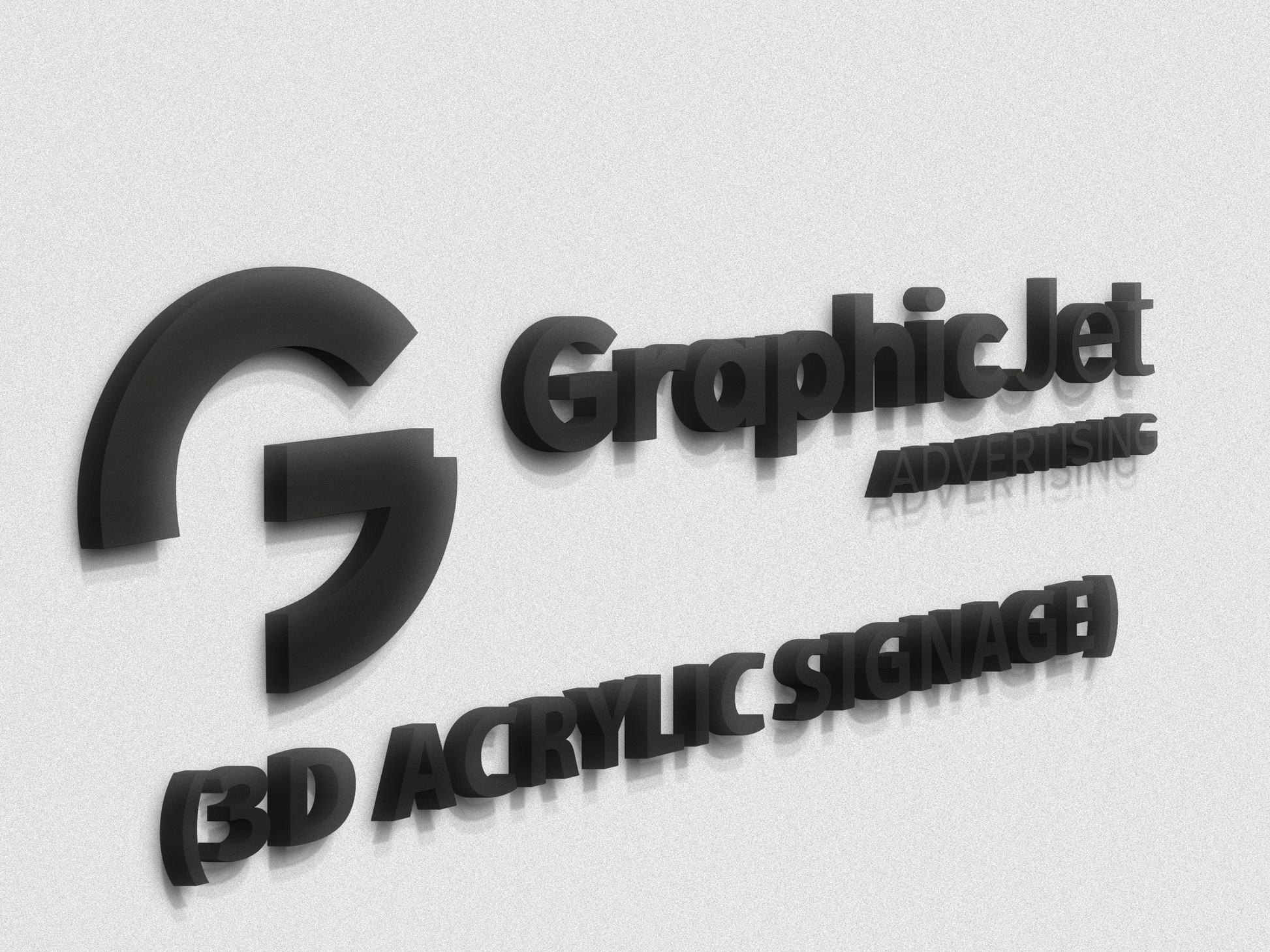 3D Acrylic Signage - Graphic Jet