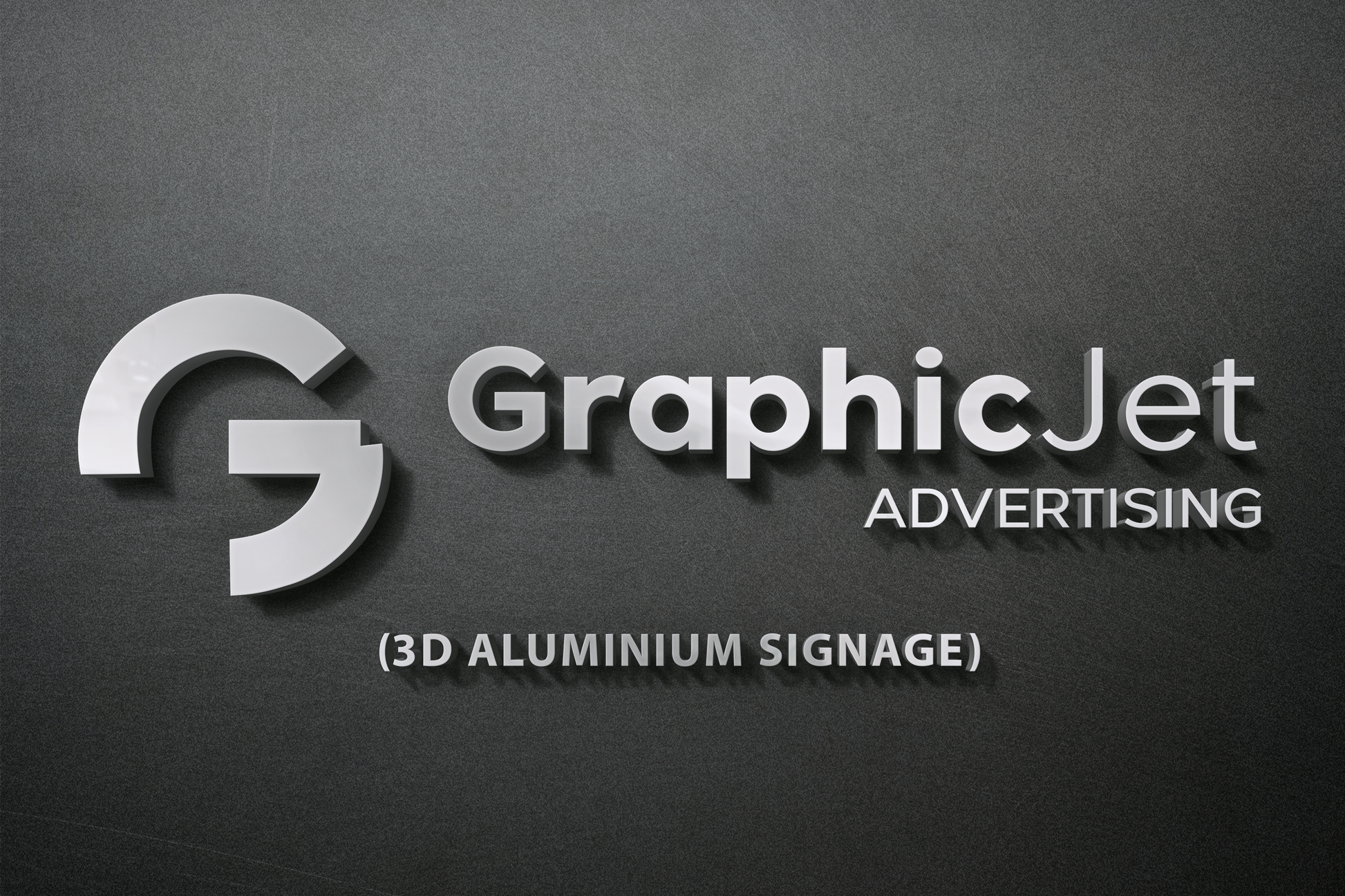 3D Aluminium Signage - Graphic Jet