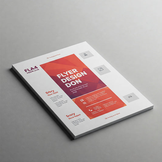 1000 A4 Flyer Glossy Lamination 170 GSM - Graphic Jet