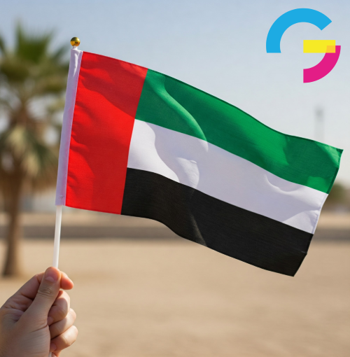 Handheld Flag - Graphic Jet
