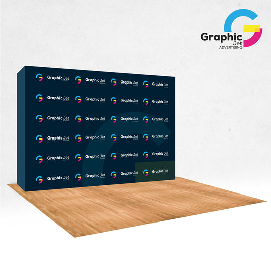 Digital Banner with Wood Stand - Graphic Jet