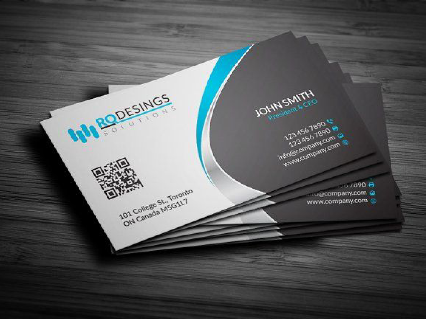 500 Business Card Matt Lamination, 350 GSM - Graphic Jet
