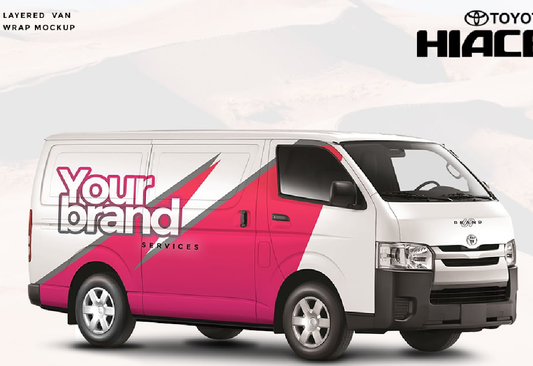 Vehicle Branding Toyota Hiace - Graphic Jet