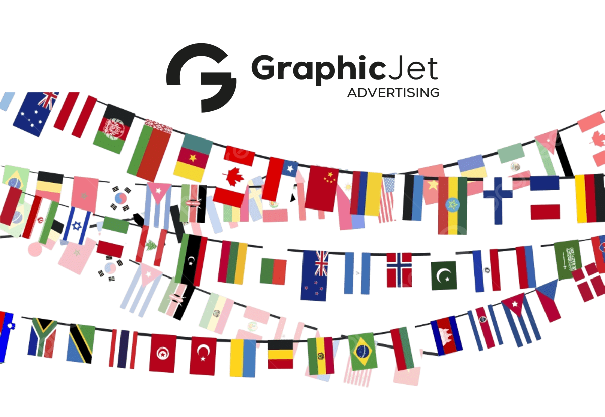 Decorative Flag All Countries - Graphic Jet