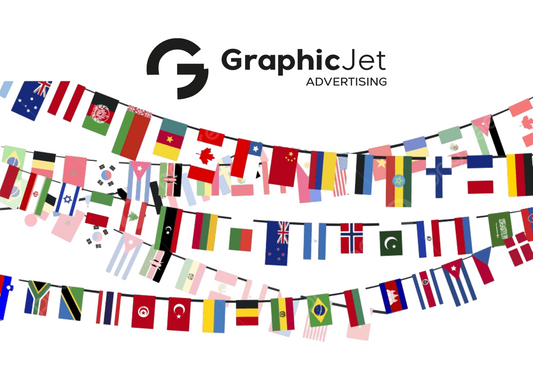 Decorative Flag All Countries - Graphic Jet
