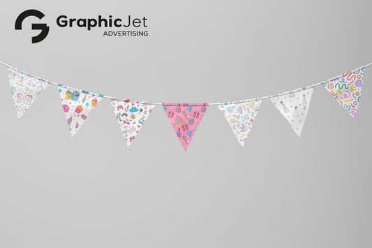Decorative Flag Birthday - Graphic Jet