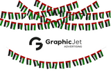 Decorative Flag UAE - Graphic Jet