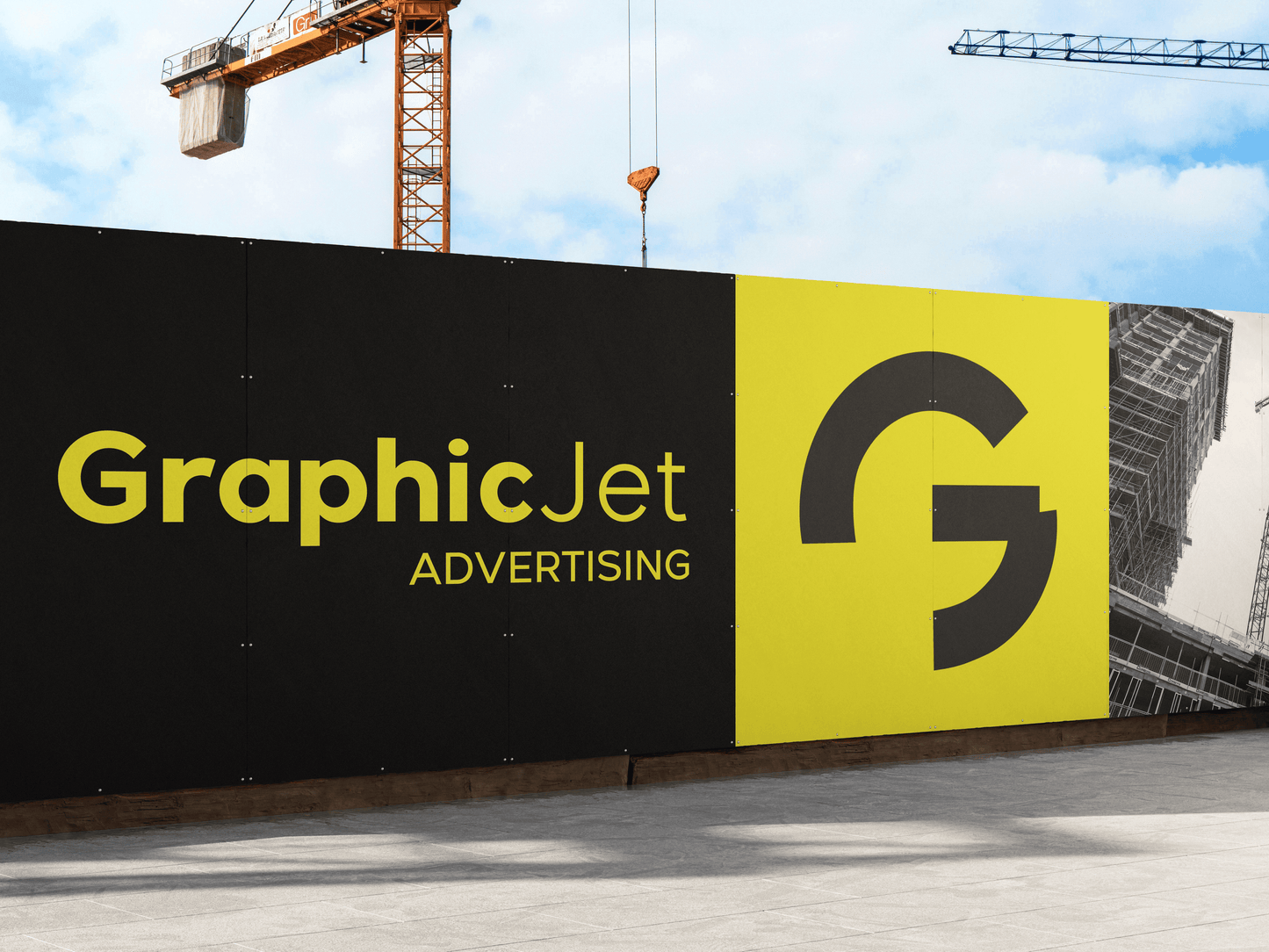 Fence Banner - Graphic Jet