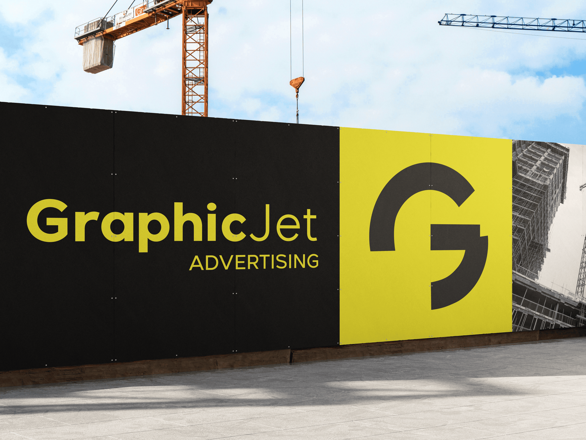 Fence Banner - Graphic Jet