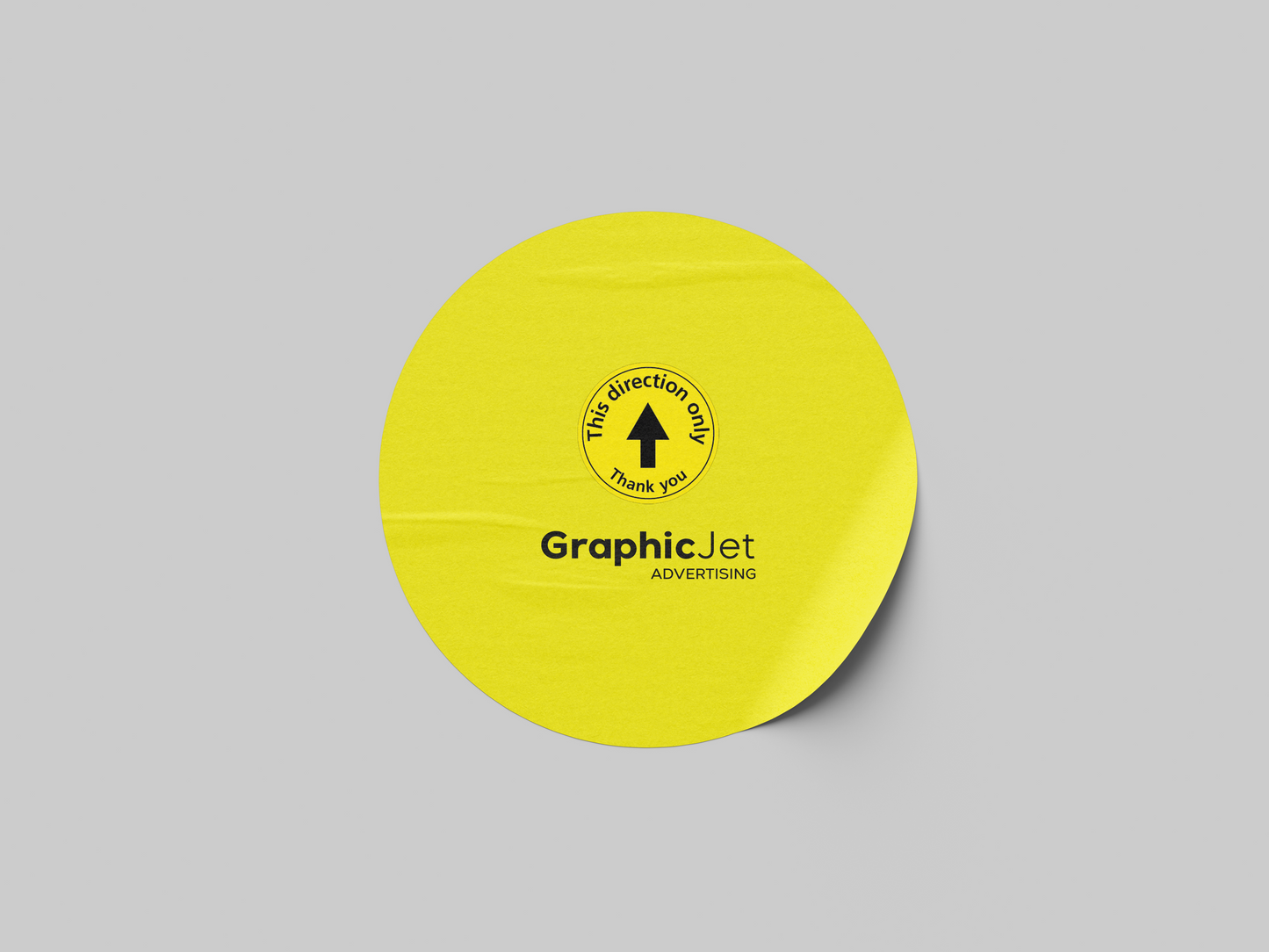 10 Floor Sticker Circular - Graphic Jet