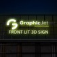Front Light 3D Signage - Graphic Jet