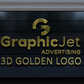 Wall Signage 3D Golden Logo - Graphic Jet