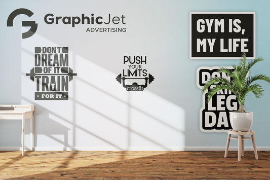 Wall Sticker in GYM - Graphic Jet