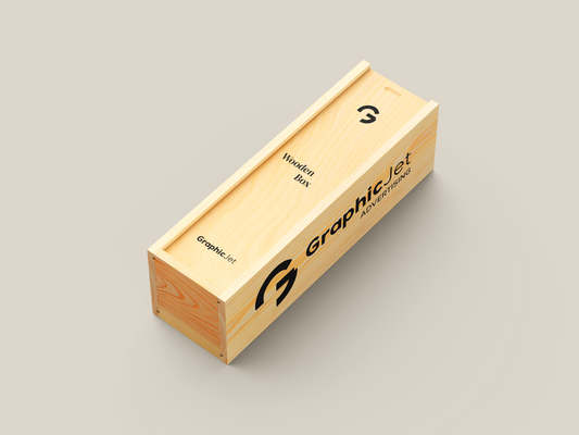 Wooden Box - Graphic Jet